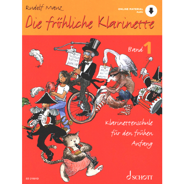 Die fröhliche Klarinette 1 mit CD