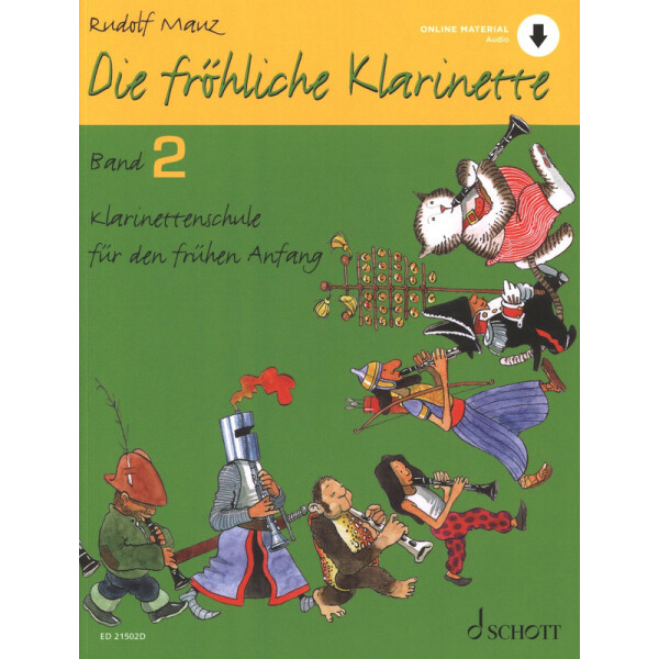 Die fröhliche Klarinette 2 (mit Download-Code)