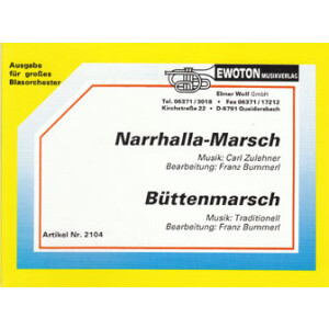 Narrhalla-Marsch / Büttenmarsch  (Blasmusik)