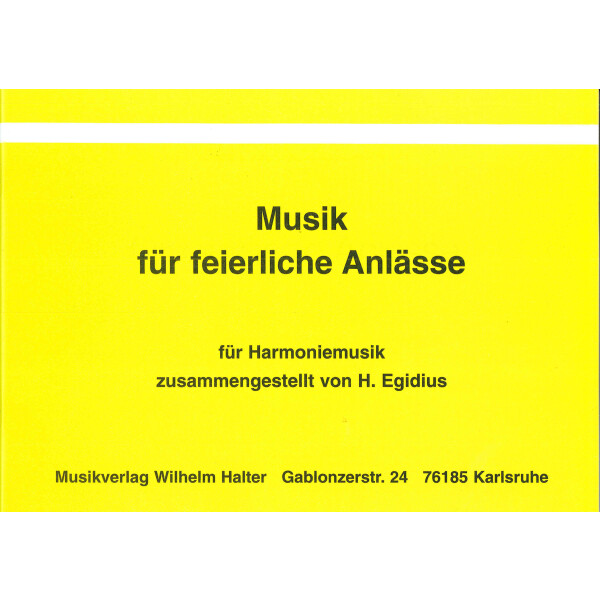 Musik für feierliche Anlässe