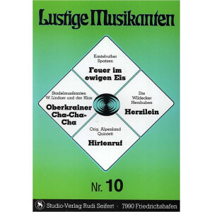 Lustige Musikanten 10 with part set