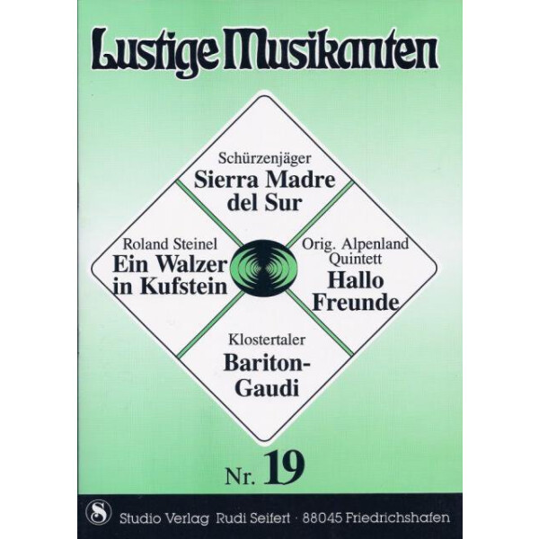 Lustige Musikanten 19 mit Stimmensatz