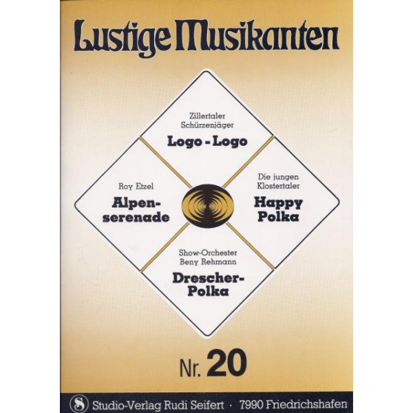 Lustige Musikanten 20 mit Stimmensatz