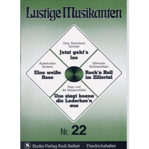 Lustige Musikanten 22 with part set