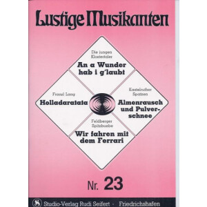 Lustige Musikanten 23 with part set
