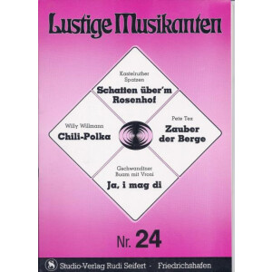 Lustige Musikanten 24 with part set