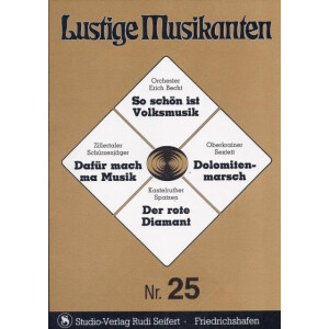 Lustige Musikanten 25 with part set
