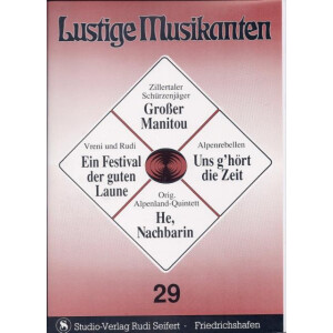 Lustige Musikanten 29 with part set