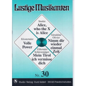 Lustige Musikanten 30 with part set