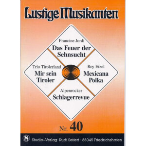 Lustige Musikanten 40 with part set