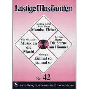 Lustige Musikanten 42 with part set