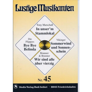 Lustige Musikanten 45 with part set