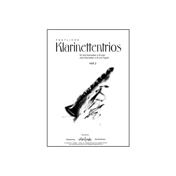 Festliche Klarinettentrios Heft 2