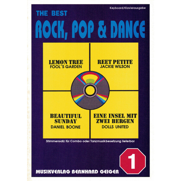 The Best of Rock, Pop und Dance 1 mit Stimmensatz