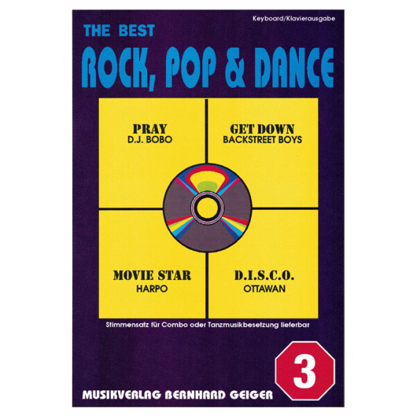 The Best of Rock, Pop und Dance 3 mit Stimmensatz