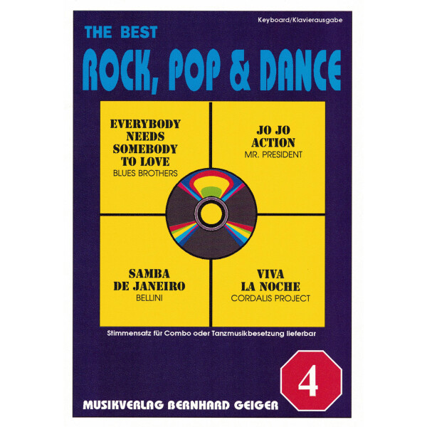 The Best of Rock, Pop und Dance 4 with part set