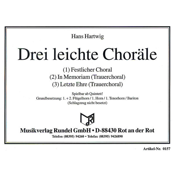 Drei leichte Choräle