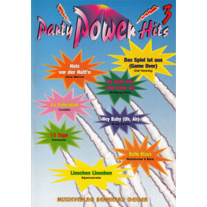 Party Power Hits 03  -  mit 2 B-Stimmen (Songbuch)