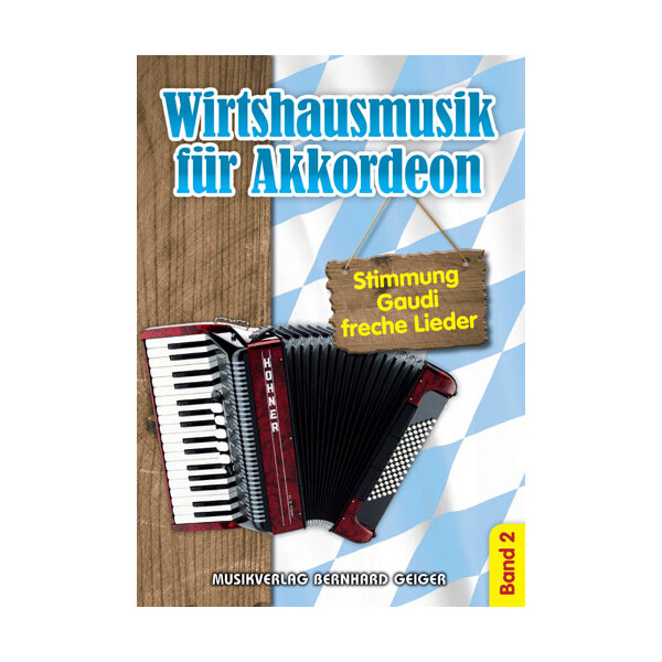 Wirtshausmusik für Akkordeon - Band 02