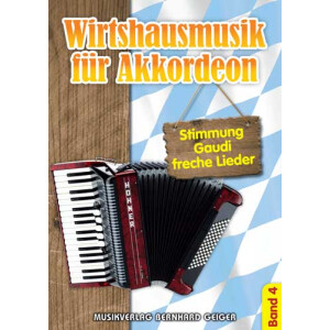 Wirtshausmusik für Akkordeon - Band 04 (Songbuch)