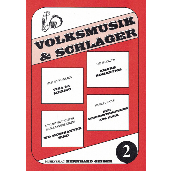 Volksmusik & Schlager 02 mit Stimmensatz