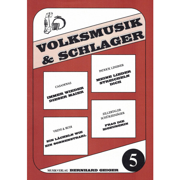 Volksmusik & Schlager 05 mit Stimmensatz