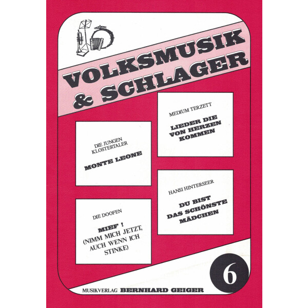 Volksmusik & Schlager 06 mit Stimmensatz