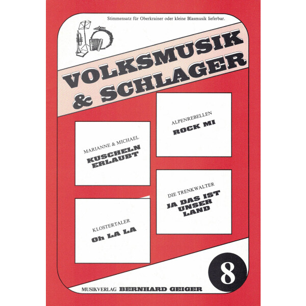 Volksmusik & Schlager 08 mit Stimmensatz