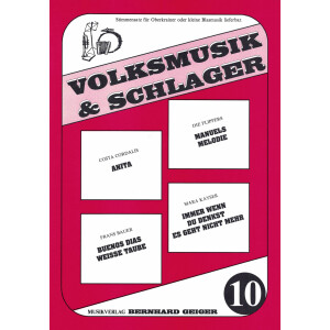 Volksmusik & Schlager 10 with part set