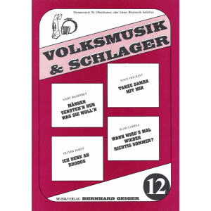 Volksmusik & Schlager 12 (Songbuch)