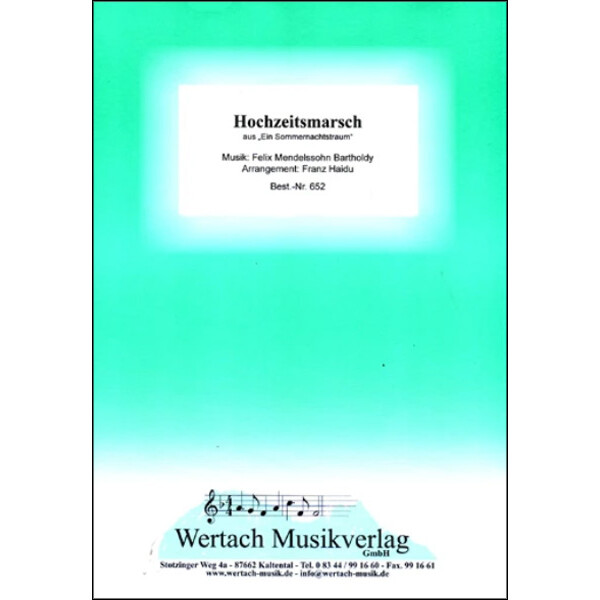 Hochzeitsmarsch - Mendelssohn-Bartholdy